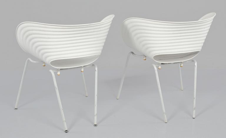 STOLAR, 2 st, "Tom Vac", formgivna av Ron Arad, Vitra, 1999.