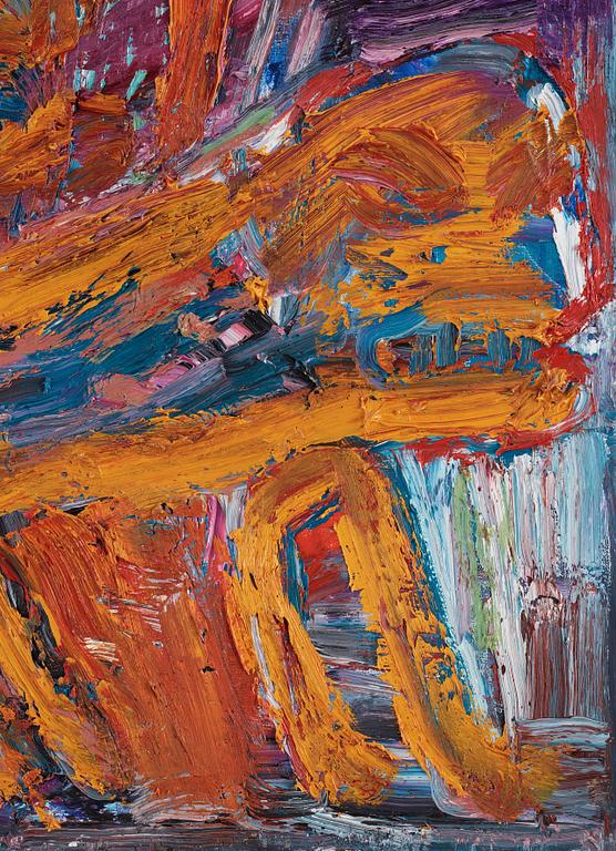 Mauritz Karström, oil on canvas, signed MK and verso signed and dated 1999.