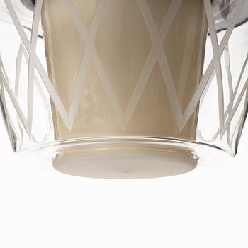 Harald Notini, taklampor, ett par, modell "11197", Arvid Böhlmarks Lampfabrik, Stockholm, 1940-tal.