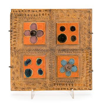 Rut Bryk, Relief, stoneware, signed BRYK.