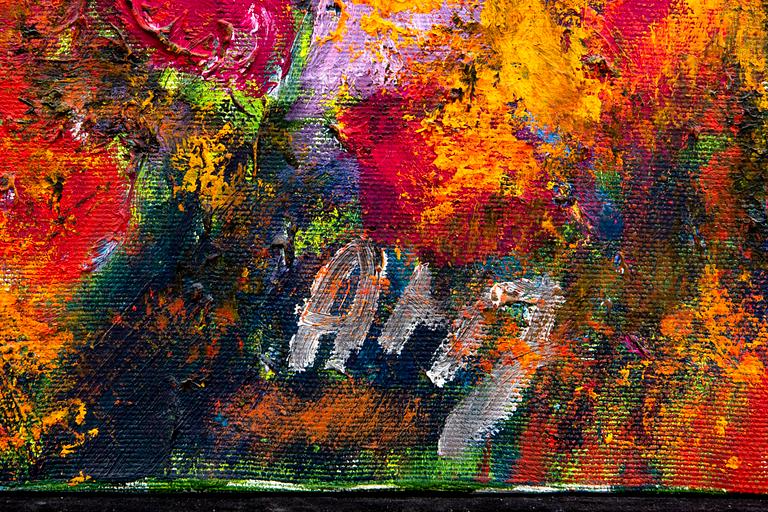 Ann-Marie Jönsson, oil on canvas, signed.