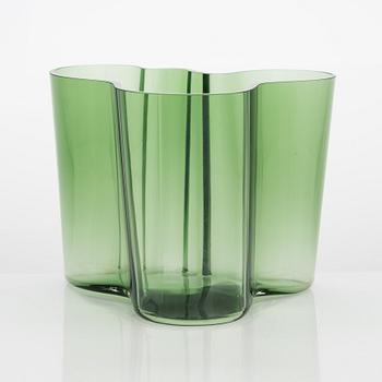 Alvar Aalto, vas, glas, "Savoy" 3030, 50-års jubileumsvas, signerad A. Aalto 1936-1986 Iittala 2447/8000.
