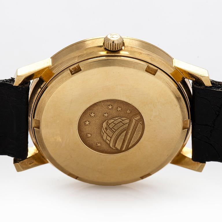 Omega, Constellation Day-Date, rannekello, 34 mm.