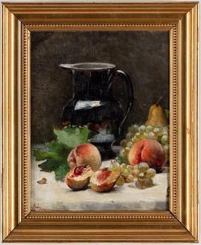 AUGUSTA DOHLMANN, oil on canvas, signed and dated -89.