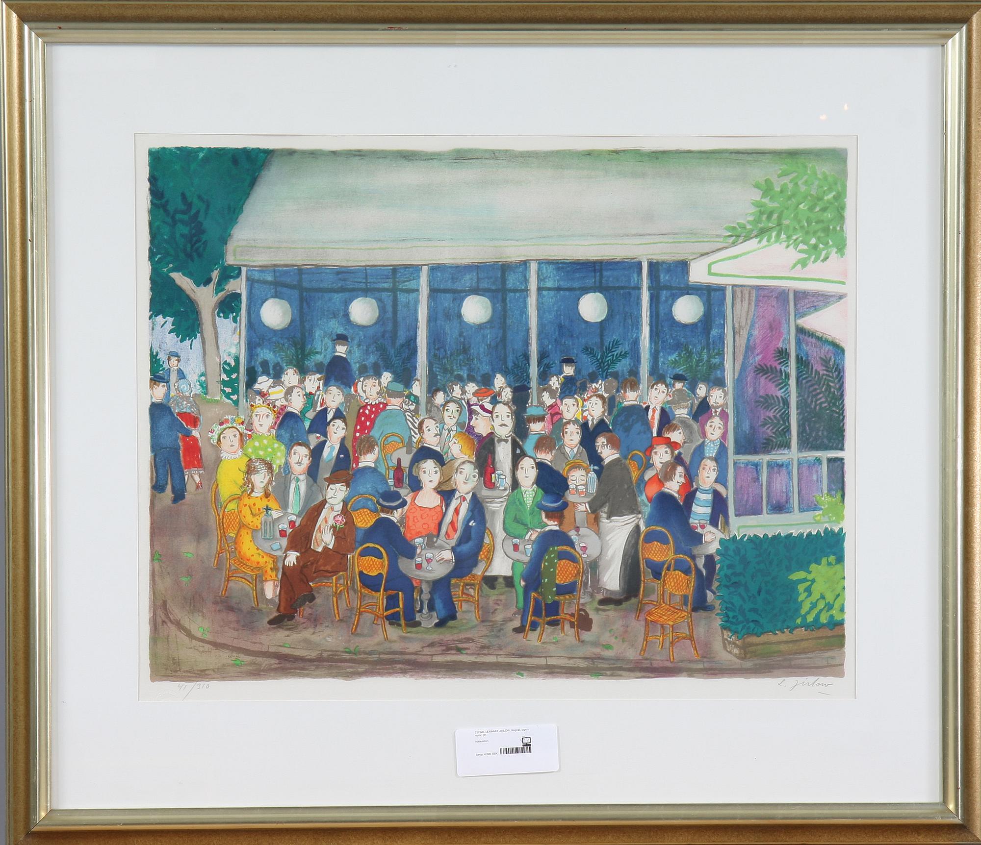 LENNART JIRLOW, litografi, sign samt nr 41/310.
