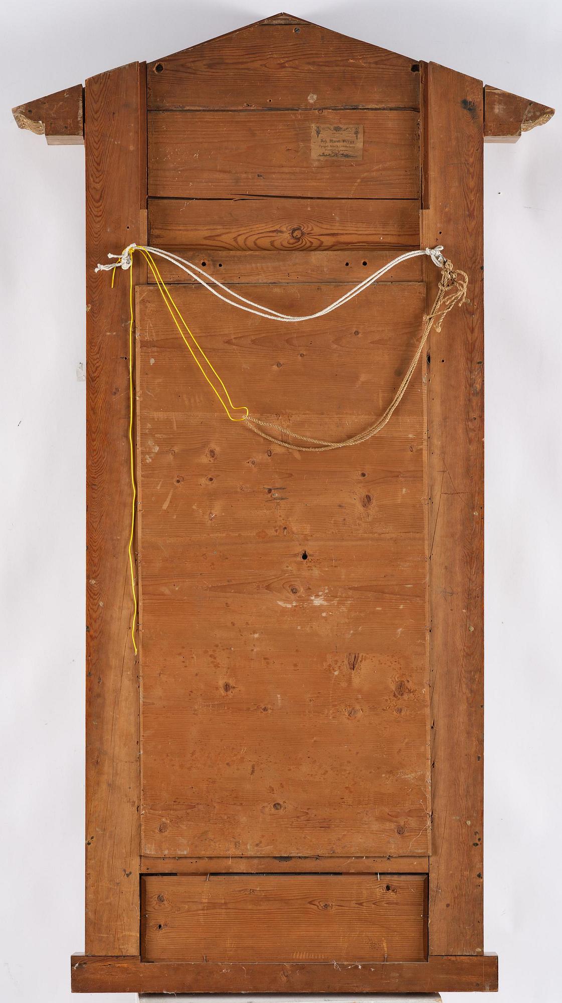 Spegel, av Johan Martin Berg  (spegelfabrikör i Göteborg 1803-37), Empire.