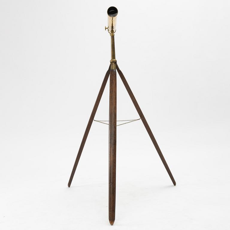 A telescope by John Browning of 63 Strand, London, later part 19th century/circa 1900.