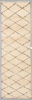 A moroccan runner, 274 x 78 cm.