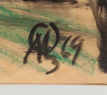 Olavi Martikainen, mixed media, signed and dated -69.