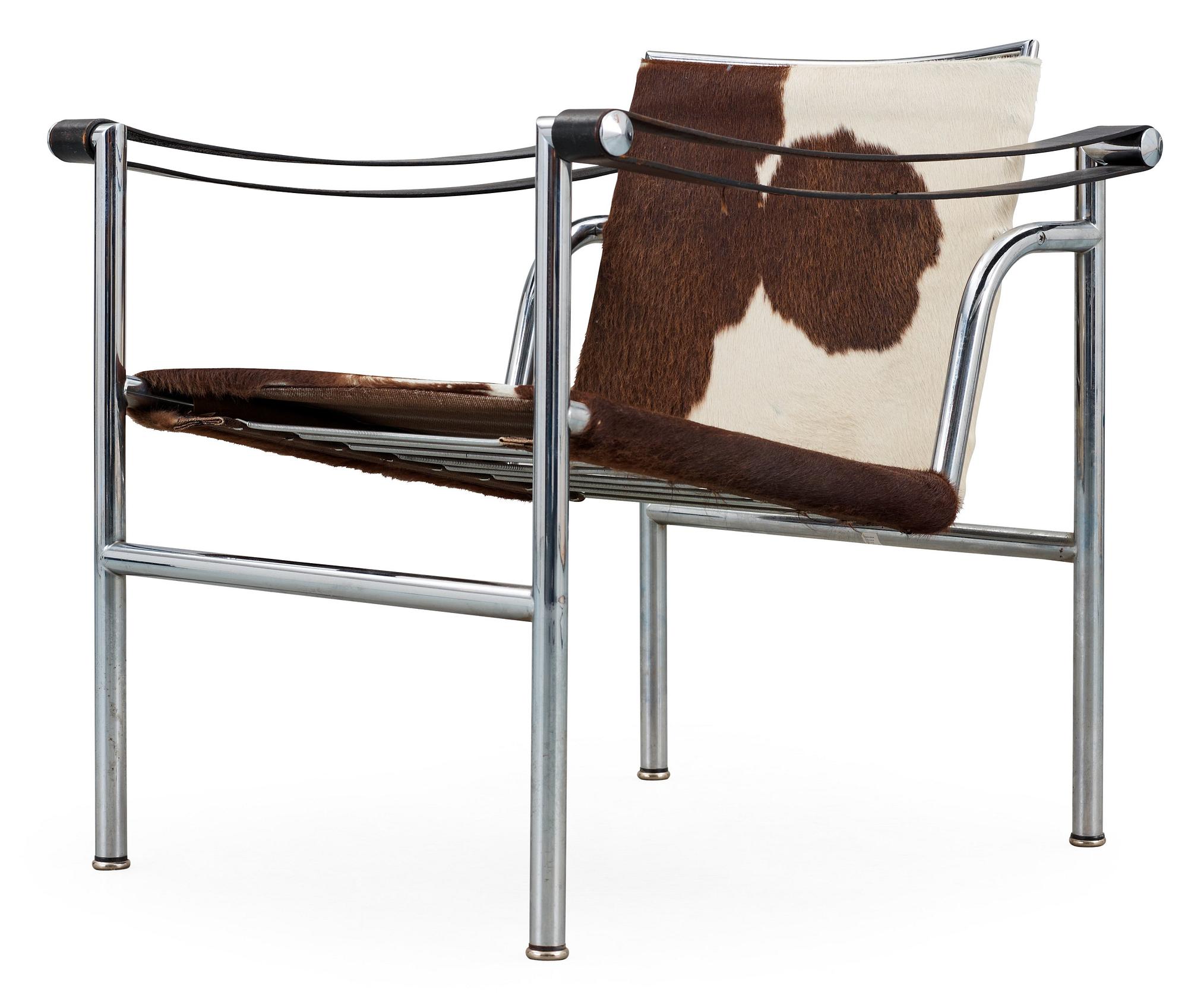 LE CORBUSIER, PIERRE JEANNERET & CHARLOTTE PERRIAND, karmstol, "LC-1", Cassina, Italien.