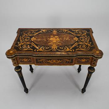 Game table, probably France, 19th century.