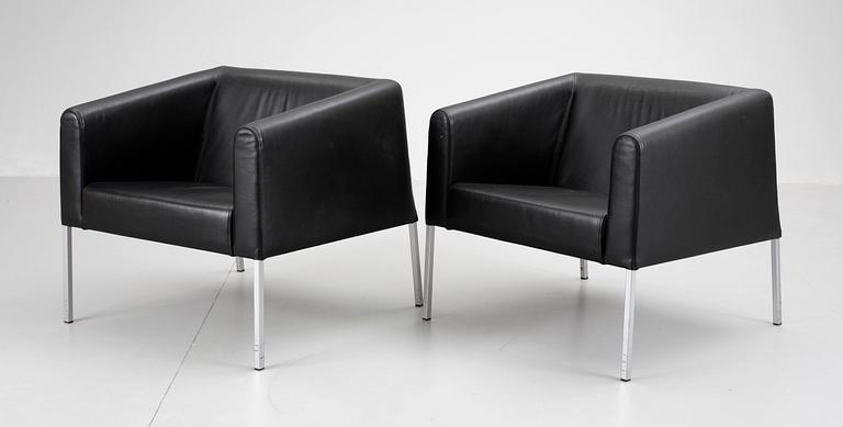 FÅTÖLJER, ett par, design: "Claesson Koivisto Rune" för Skandiform. Modell: "Boxer".