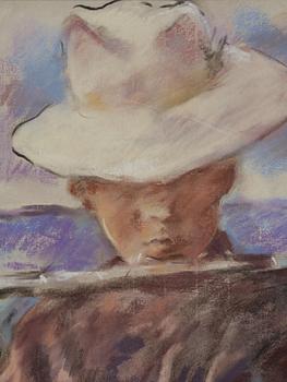 Lotte Laserstein, Girl with a flute.
