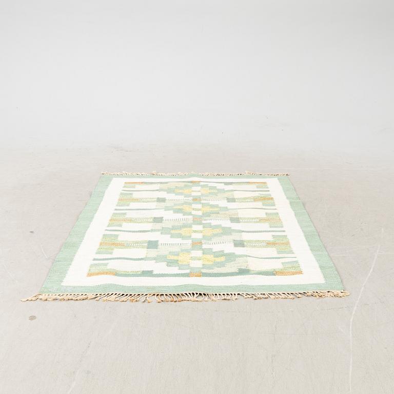 Matta, röllakan, signerad JK Karin Jönsson ca 205x145 cm.
