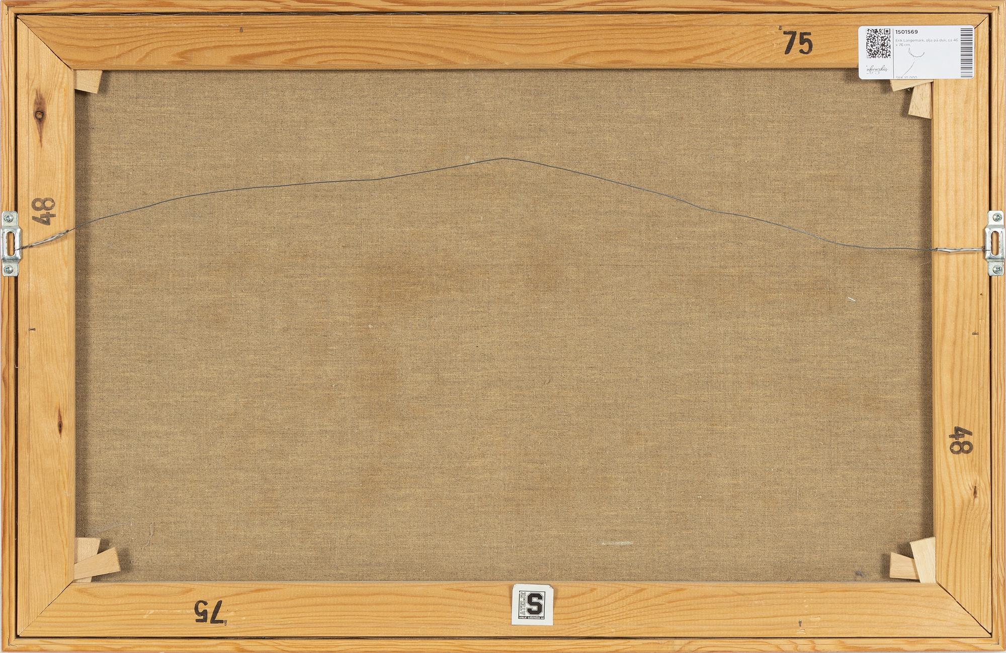 Erik Langemark, Kustlandskap med betande boskap.