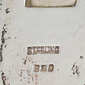 A set of three Japanese sterling salts, early 20th Century.