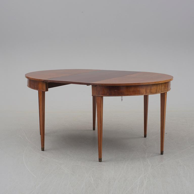 a 19th century mahogany dining table.