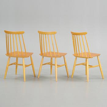 STOLAR, 3 st, "Fanett", Ilmari Tapiovaara, Edsbyverken, 1950-tal.