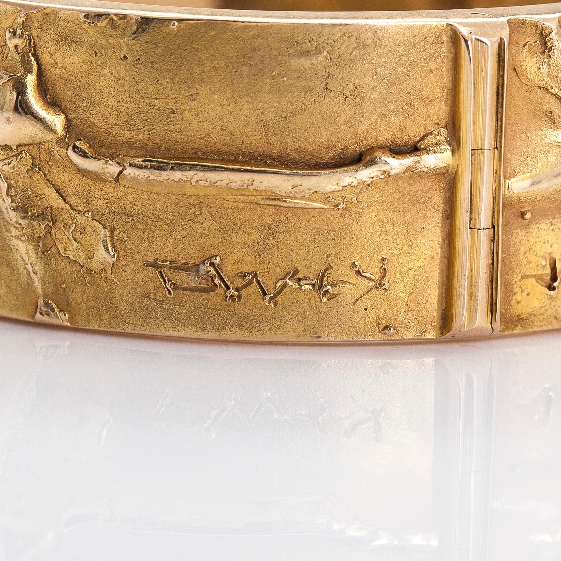 Björn Weckström, unikt armband, 14K guld. Lapponia 1964. Signerat BW -64.