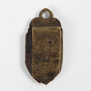 A pair of Baroque gilt brass mounts by C. C. Hartwig (caster active in Stockholm 1702-20).