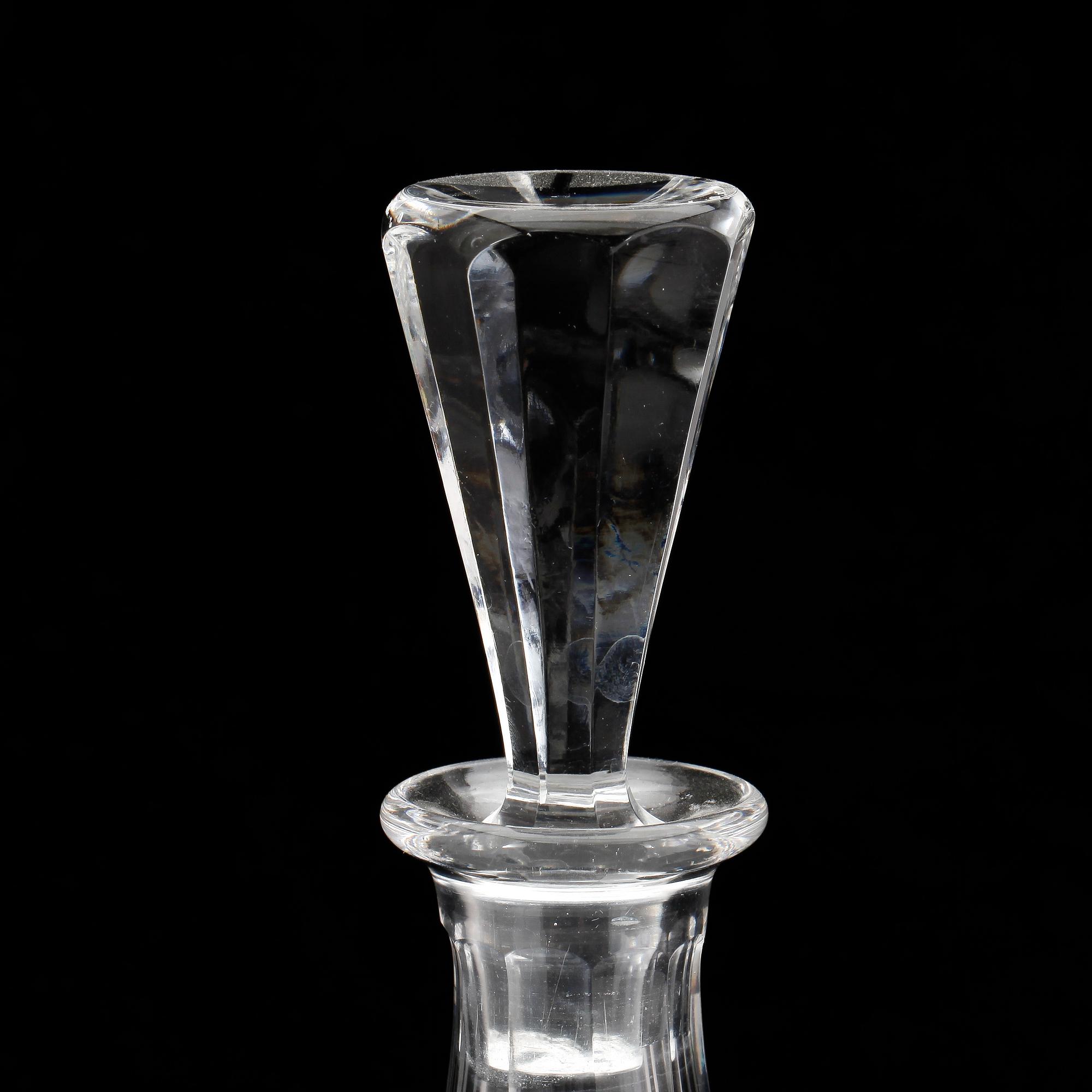 GLASSERVISDELAR, 9 st, "Kent", Elis Bergh, Kosta-Boda, omkring 1900-talets mitt.