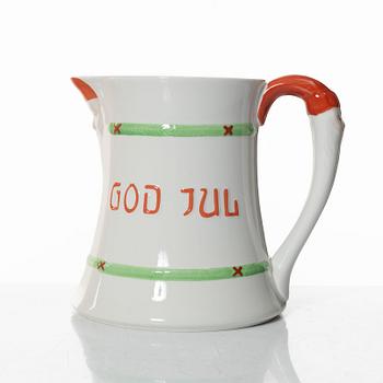 A 21-piece Christmas porcelain dinner service, 'God jul', Rörstrand / Gustavsberg.