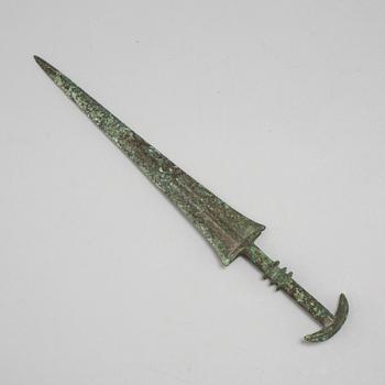 A bronze sword possibly Luristan circa 1000 B.C.