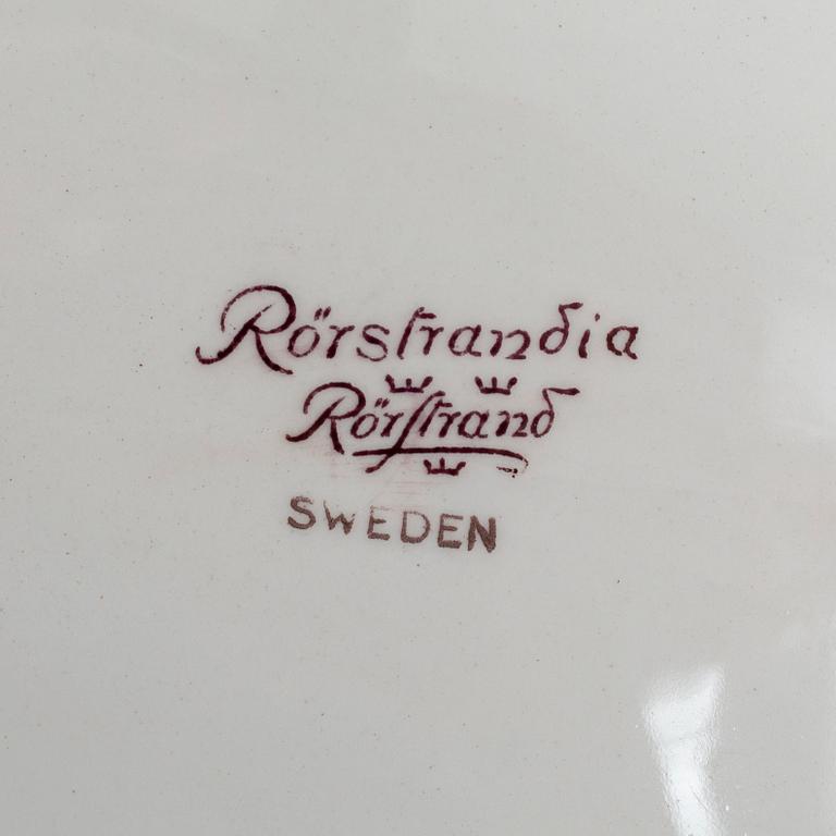 RÖRSTRAND, a creamware tureen with cover "Rörstrandia", mid 20th century.