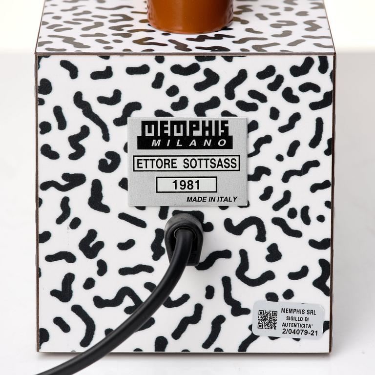 Ettore Sottsass, a 'Tahiti', table lamp, Memphis, Milan, post 1981.