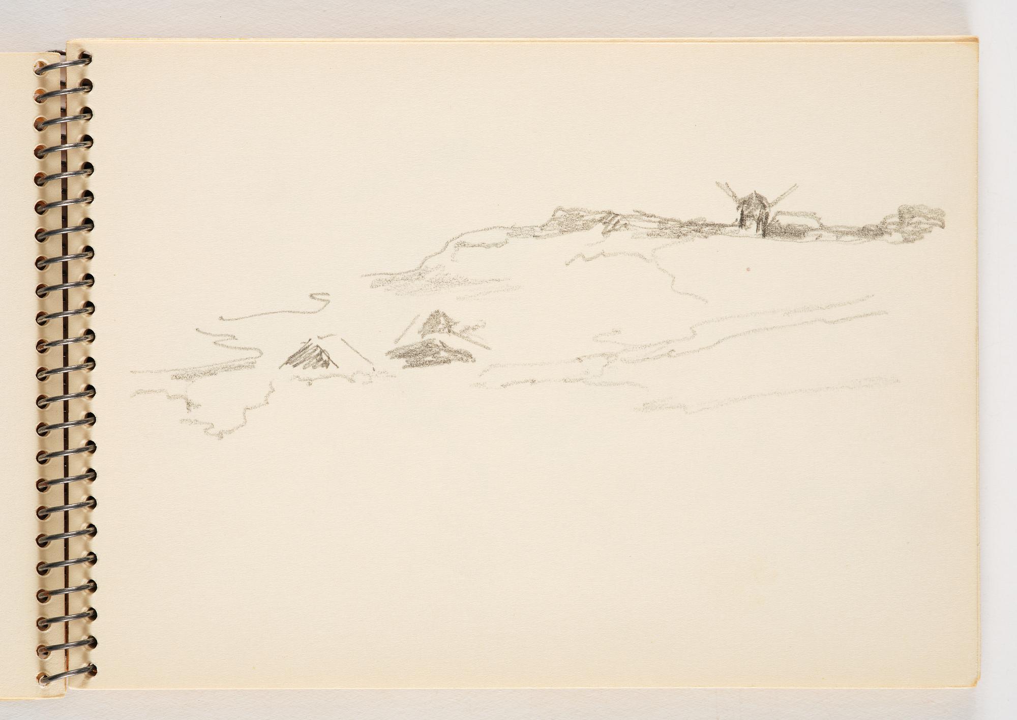 Lotte Laserstein, 1 skissblock med ca 14 teckningar varav 1 signerad.