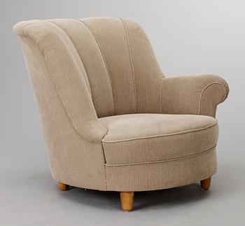 A Carl Malmsten easy chair 'Redet', Sweden. The model designed for the World's Fair in Paris in 1937.
