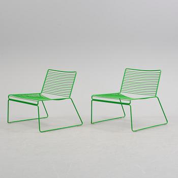 HEE WELLING, a pair of 'Hee Lounge Chairs', HAY, 21st Century.