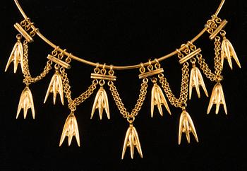 Heli Vuori, A BRACELET, brass, Kalevala Koru 1947.