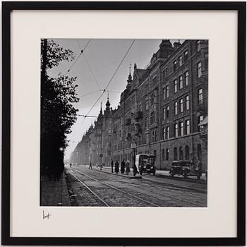 Åke Lange, "Buss 70 Strandvägen 1930-talet".
