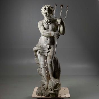 TRÄDGÅRDSSKULPTUR / FONTÄN, betong, 1900-talets senare hälft.