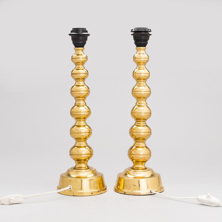 A pair of Enco no. 69 table lamps from second half of the 20th century.