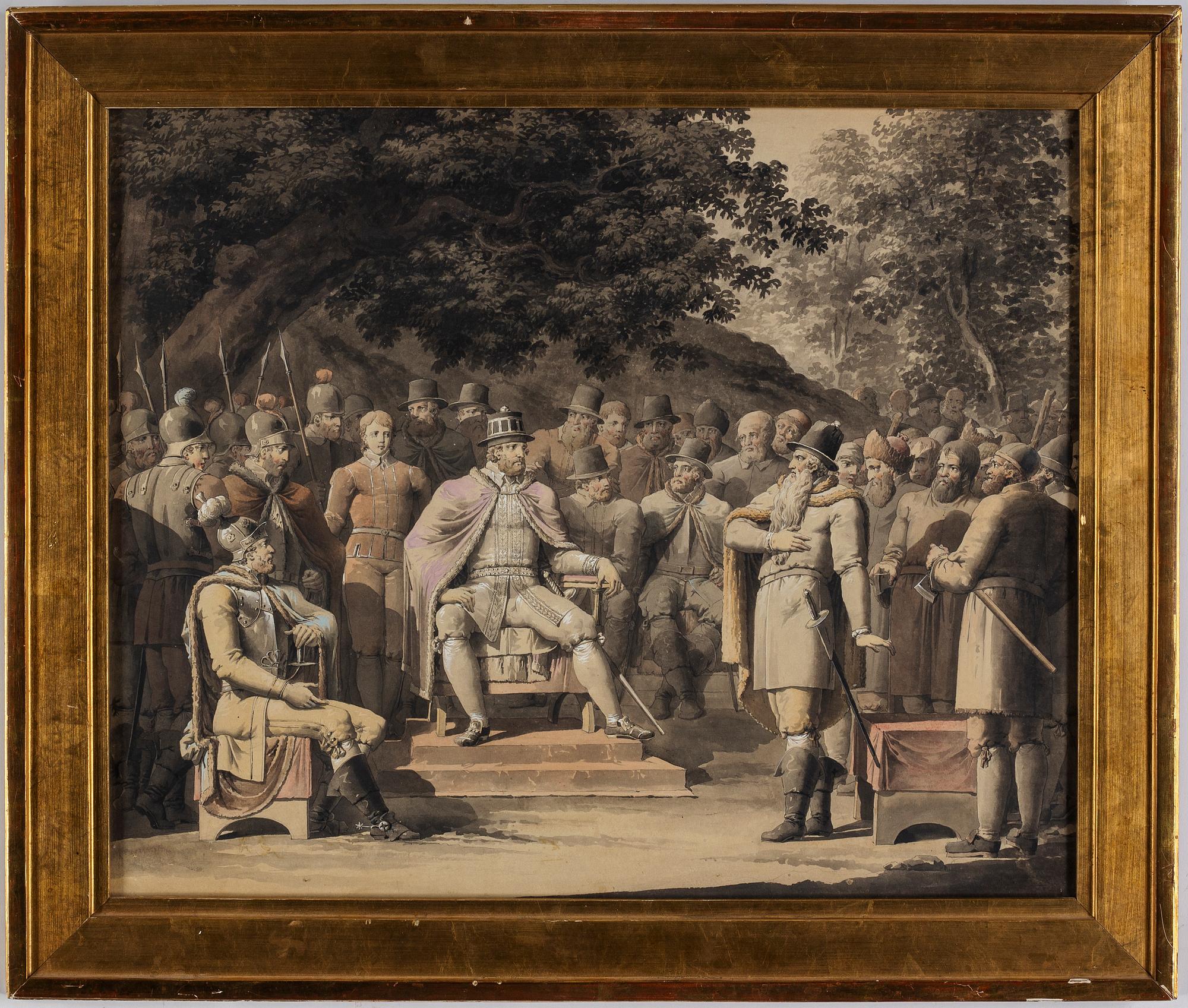 Pehr Emanuel Limnell, watercolour.