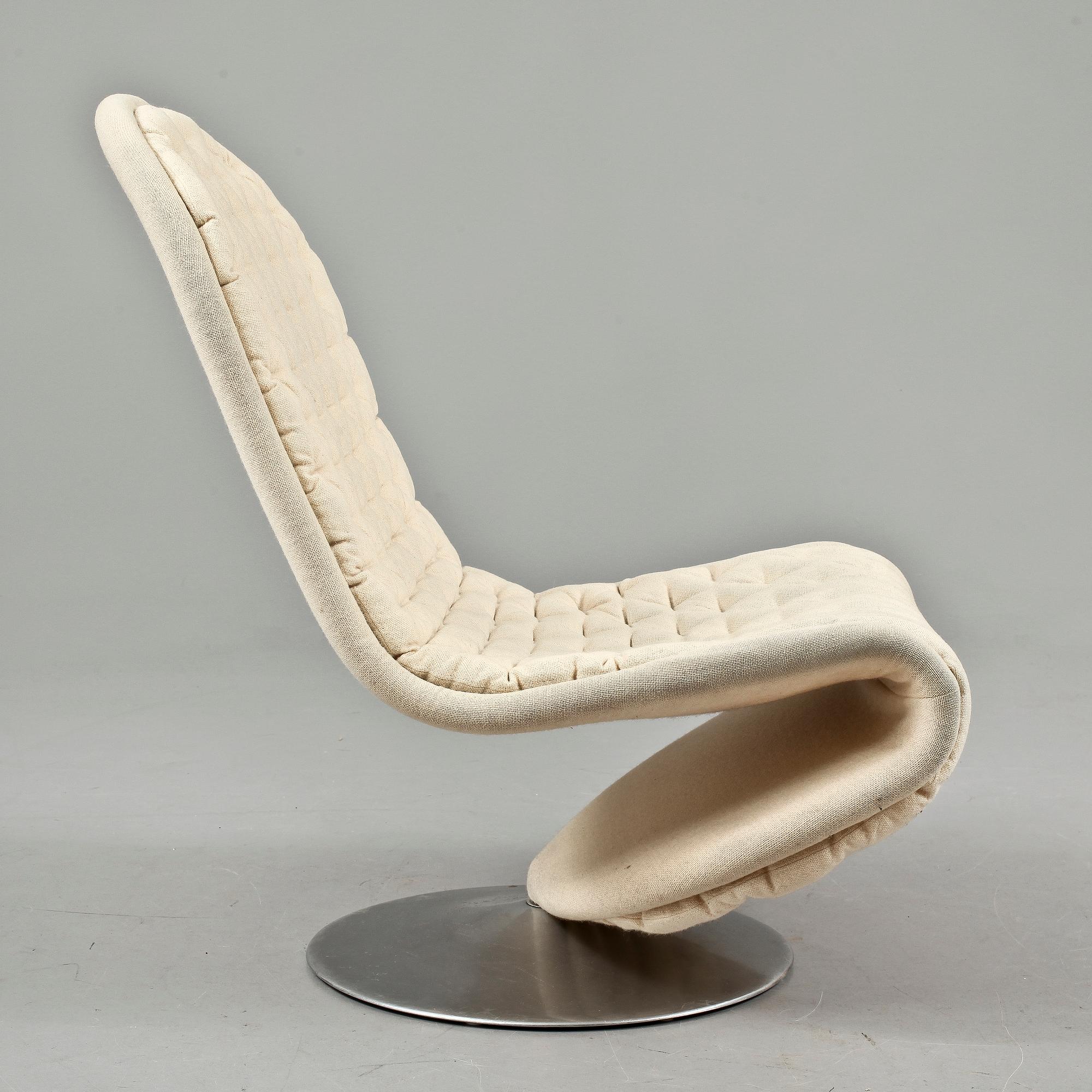 FÅTÖLJ, "E6101", Verner Panton, Fritz Hansen, Danmark, 1970/1980-tal.