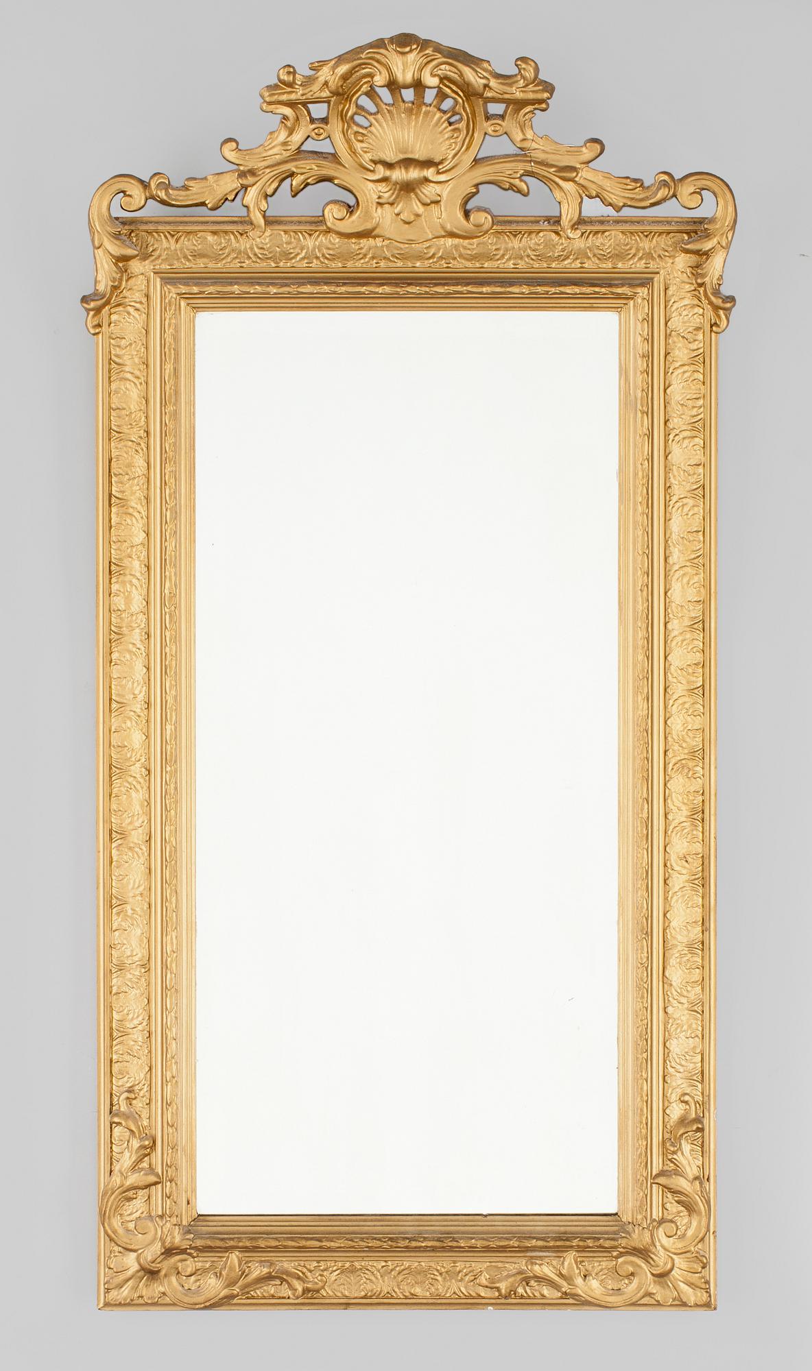 SPEGEL MED KONSOLBORD, nyrokoko, 1800/1900-tal.