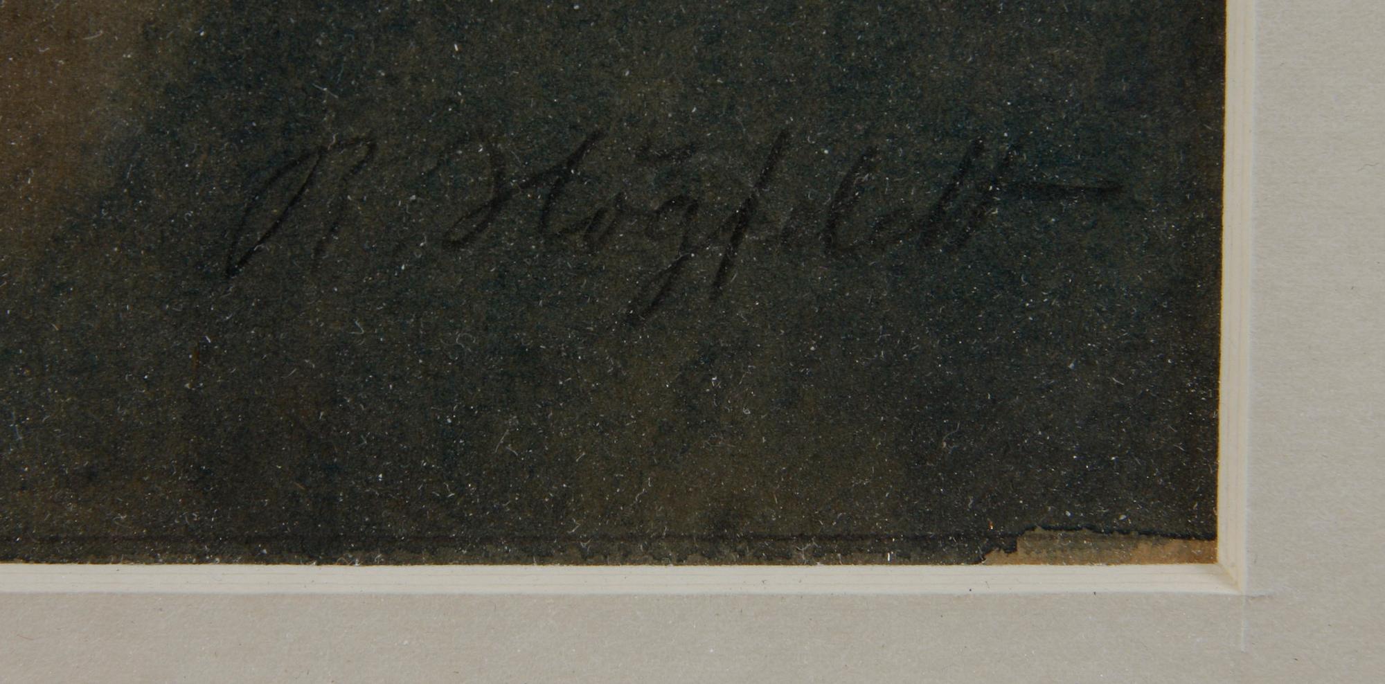HÖGFELT, ROBERT, akvarell, sign.