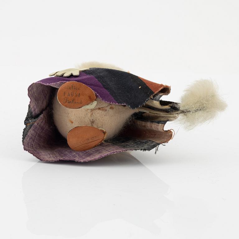 Atelier Fauni, Muminfigur "Hemulens moster", Finland, 1950-60-tal.