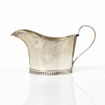 Lars Magnus Hörvall, a silver creamer, Eksjö, 1814.