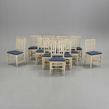 STOLAR 11+1, sengustavianska, 1800-talets början.
