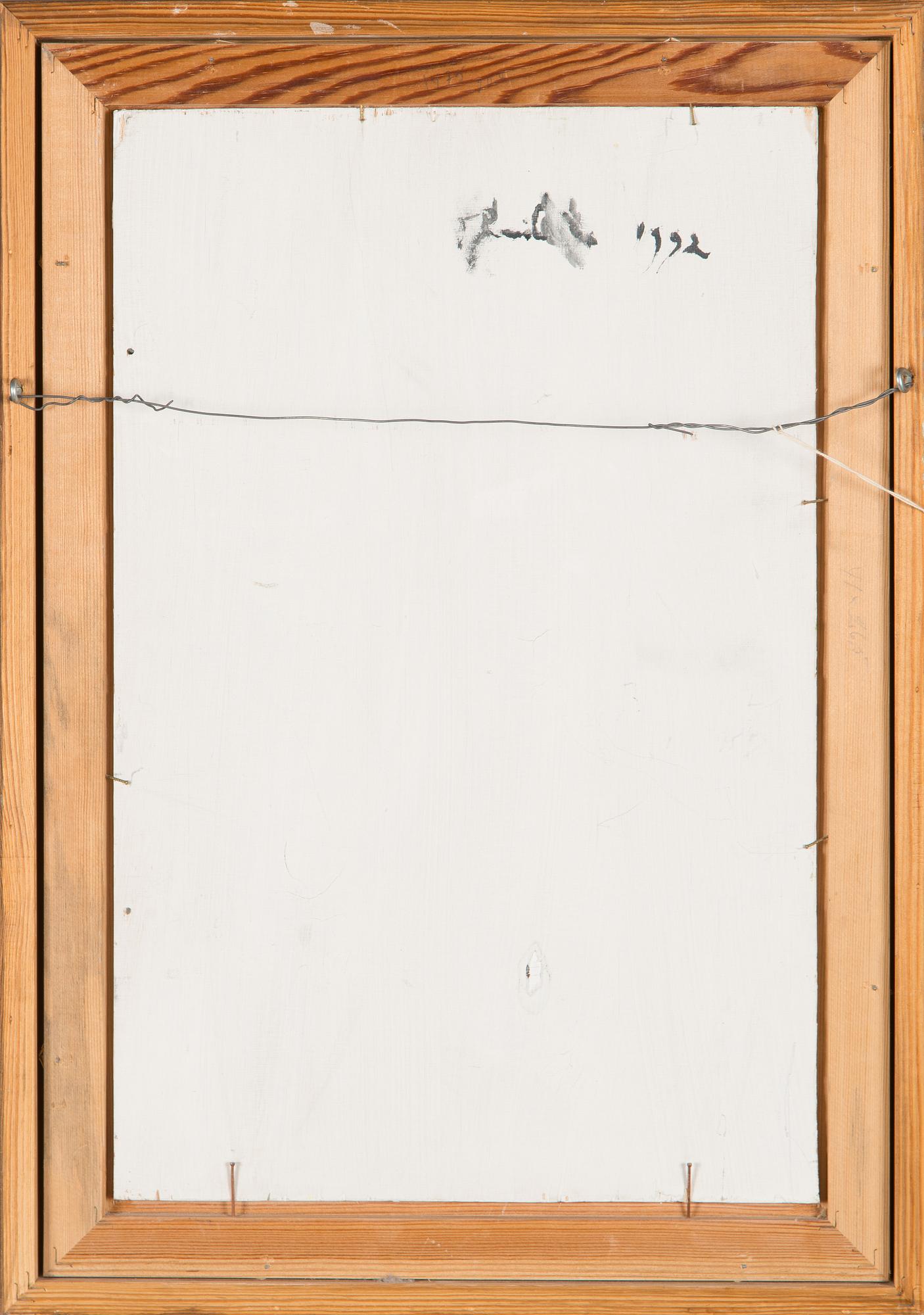 Tapani Raittila, olja på pannå, signerad.