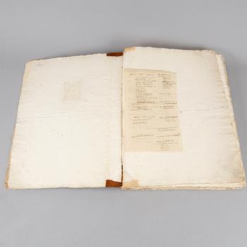 44 magnifika dubbelsidiga planscher från Rom, 1763.