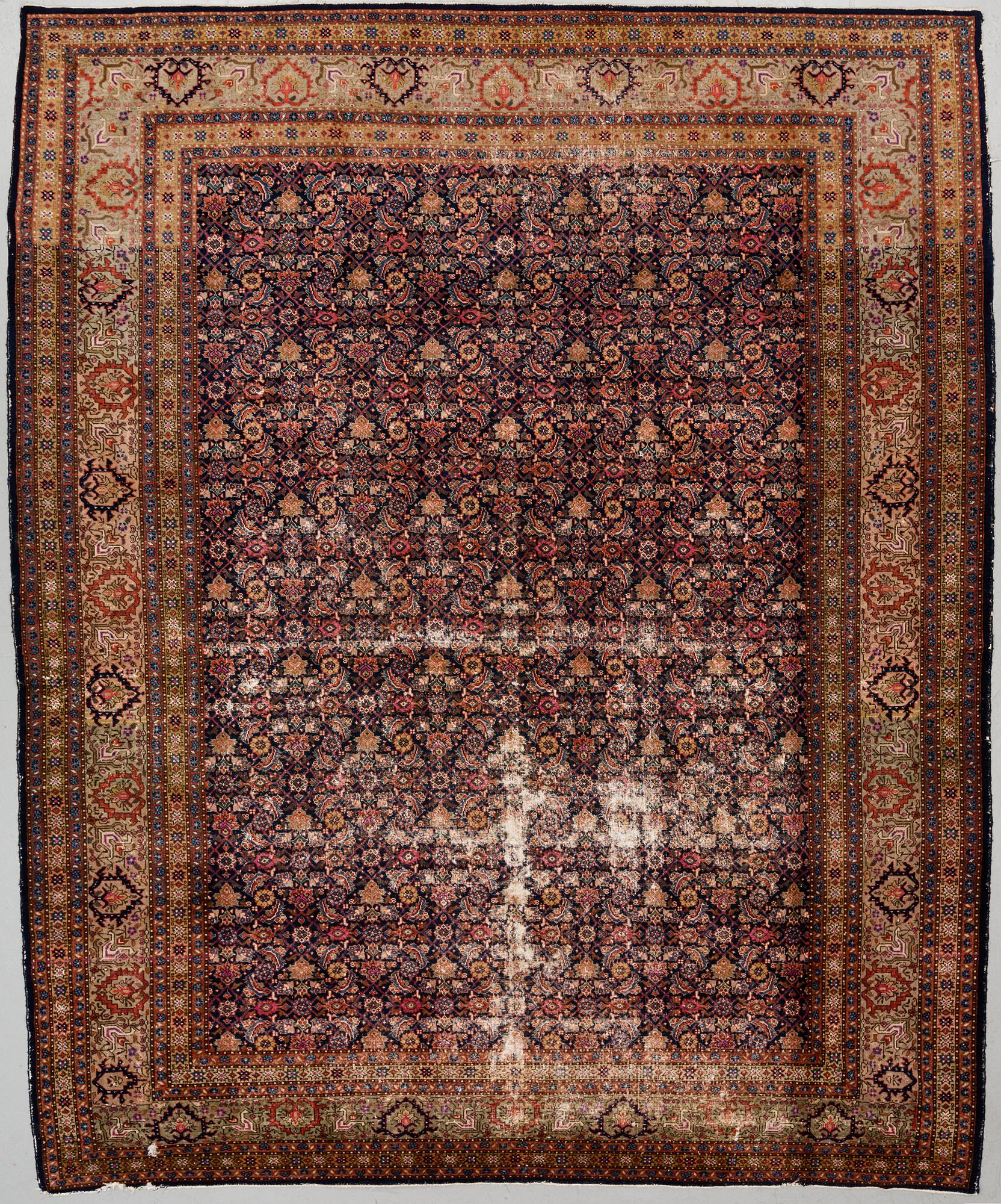 A CARPET, Antique West persian, ca 356,5  x 303,5 cm.