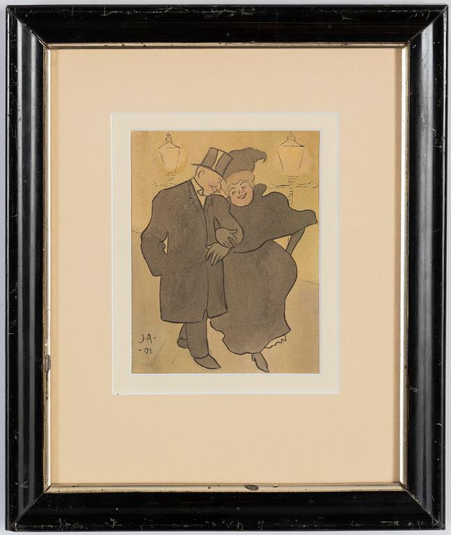 Ivar Arosenius, Charming couple.