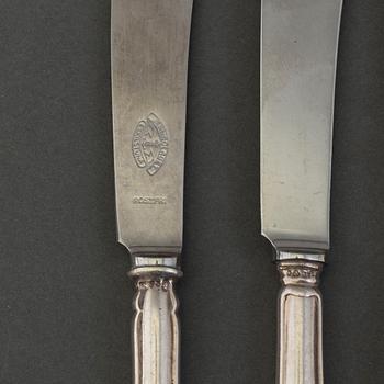 Silverbestick, 58 delar, "Chippendale".