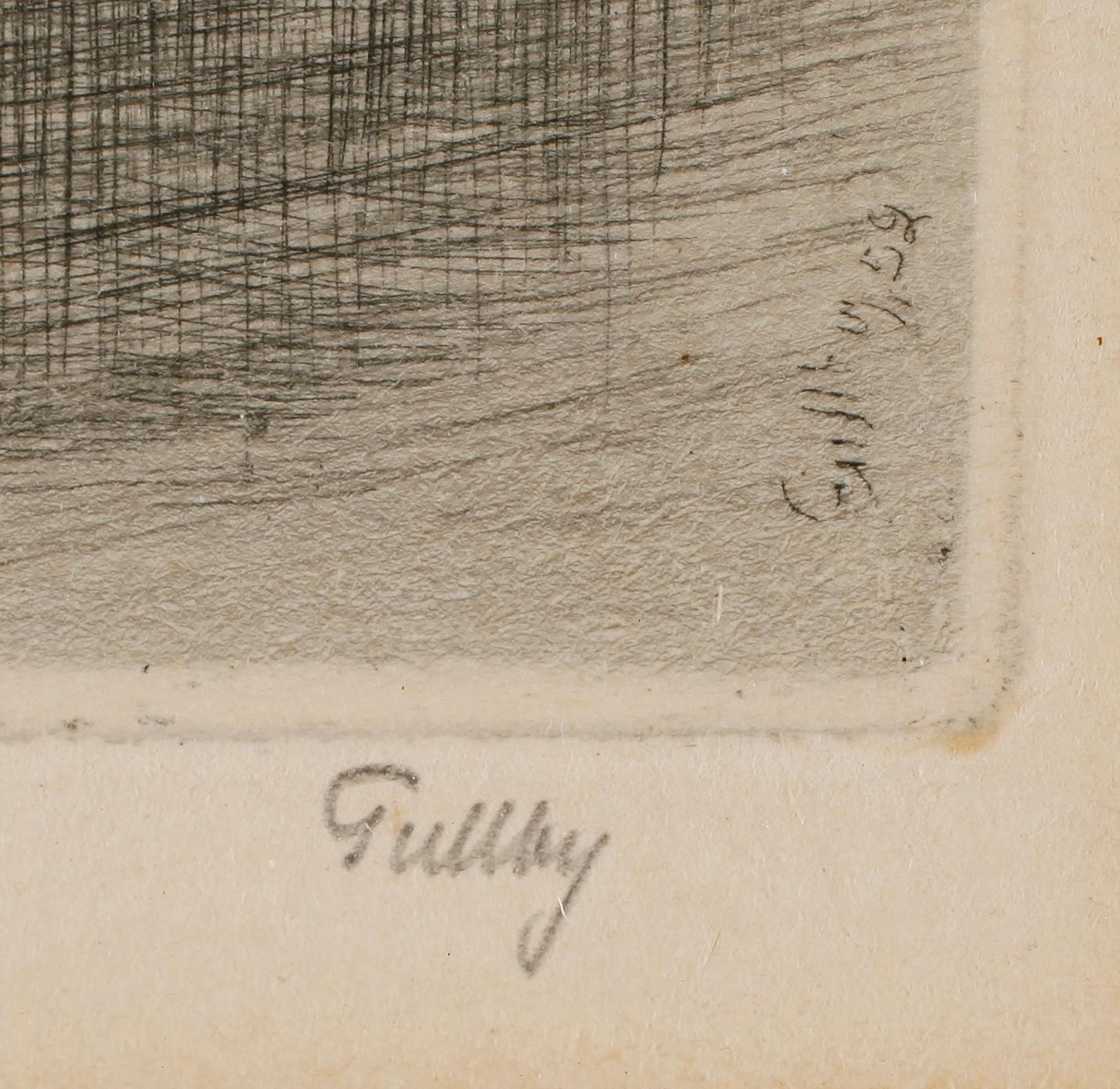 FOLKE GULLBY, etsning, signerad och numrerad 70/310.