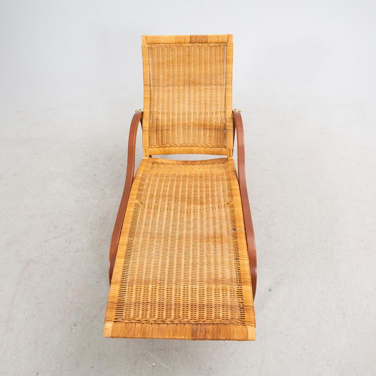 Karin Mobring & Thomas Jelinek, a "Stockholm" rattan easy chair for IKEA 1985-90.